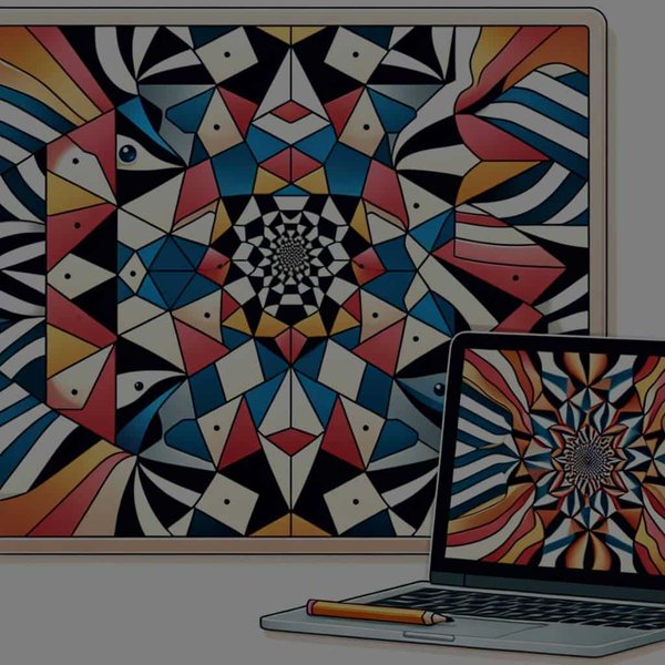 Comment un jeu d'énigme pourrait-il utiliser des concepts d'art optique et d'illusions pour créer des puzzles visuellement uniques ?